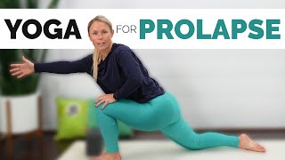 Yoga for Prolapse  Exercises to Relieve Pelvic Pressure amp Pain [upl. by Solohcin]