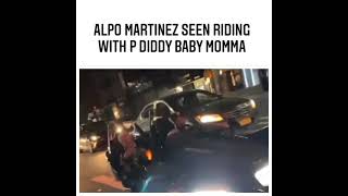 Alpo Martinez seen riding in Brooklyn with Misa Hylton Brim [upl. by Aineg]