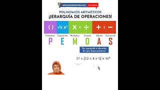 Jerarquía de las operaciones  Polinomios Aritméticos  Ejemplo 01 [upl. by Lavern]