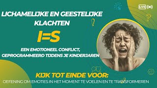 Is jouw chronische pijn een emotioneel conflict dat je lichaam saboteert Geleerd als kind 2024 [upl. by Allcot]