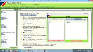 Cambridge Advanced Learners Dictionary 3rd Edition [upl. by Nitas]