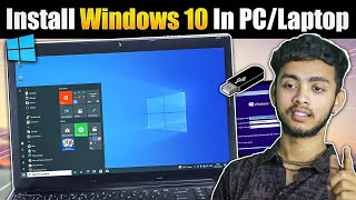 Download amp Install Windows 10  2024 Step By Step🔥  ISO Download amp Windows 10 installation💻🖥️ [upl. by Annawahs184]