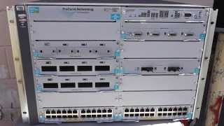 Sold HP Procurve 5412zl J869JA Network J8707A J9309A J8708a J8726A J8702A Modules [upl. by Neuberger]