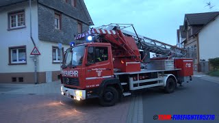 Abschlussübung der Jugendfeuerwehr Großfeuer in der JohannesGutenbergSchule in Hainburg [upl. by Icak574]