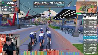 Zwift racing league ZRL TTT Open Americas Central Div 1 C on triple flat loops [upl. by Tracey]