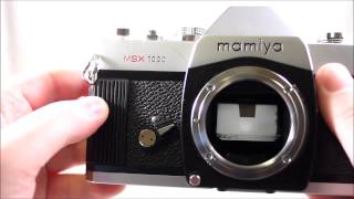 Mamiya MSX 1000 Operating [upl. by Uyekawa]