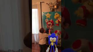 sonic reacts to mario fan [upl. by Ccasi]