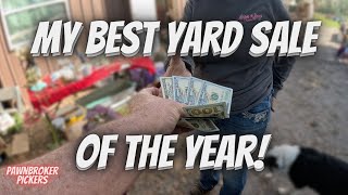 THIS IS THE BEST YARD SALE IVE BEEN TO ALL YEAR [upl. by Langston]