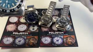 Vostok Amphibia Automatik 24Stundenuhr 20 ATM wwwPoljot24de [upl. by Ydda457]