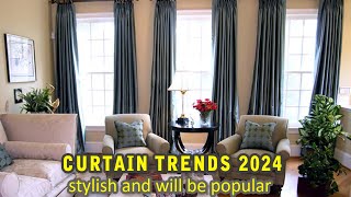 Curtain Trends 2024  FRESH LOOK Curtain Design For Home Interiors 2024 [upl. by Megargee]