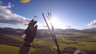 Dinamica Castelluccio di Norcia Forca di Presta paragliding [upl. by Bertine368]