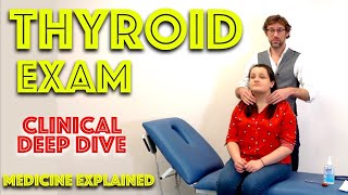 How to Perform A Thyroid Exam  Clinical Skills  Dr Gill [upl. by Nnilsia688]