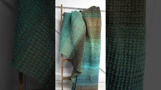 Learn How to Do the 2 Color moss Stitch Make This Blanket crochet crocheting [upl. by Araes353]