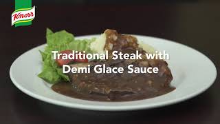 Fast Preparation with Knorr Demi Glace Brown Sauce  UFS MY [upl. by Ahsinod397]