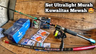 PERLENGKAPAN MANCING ULTRALIGHT CASTING DI JAMIN MURAH [upl. by Fugate603]