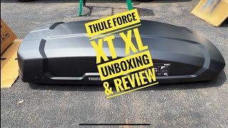 Thule Force XTXL Unboxing Install and Review 1st trip feedback in description [upl. by Narahs]