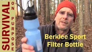 Berkey Sport Water Filter Bottle Review [upl. by Ellac]