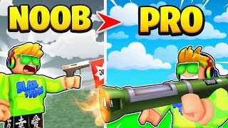 FROM NOOB TO PRO in ROBLOX GUN SIMULATOR 💥 [upl. by Adnot]