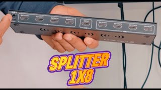 Como Funciona o SPLITTER HDMI 1X8 [upl. by Rheims]