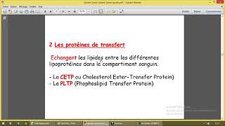 Métabolisme des lipoproteines 2 [upl. by Blinny511]