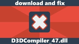 How to fix D3DCompiler47dll is missing error in Windows 7 x64x86 [upl. by Nepean]