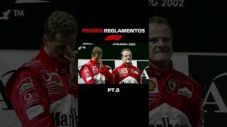 PEORES REGLAMENTOS F1  Pt8 💥 httpsamznto3q5mC8j formula1 automovilismo f1shorts gpf1 [upl. by Bellis]