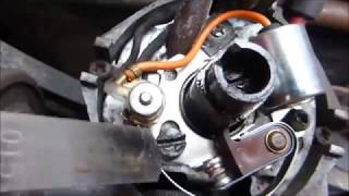 Adjusting the points and ignition timing on a TR4 [upl. by Fitzgerald828]