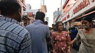 T Nagar ranganathan Street walk [upl. by Llerrah345]