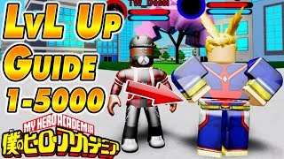 How To Level Up Fast  Boku No Roblox Remastered [upl. by Oinotna]