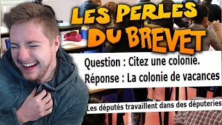 LES PIRES RÉPONSES DU BREVET  Perles du Brevet [upl. by Kaylee124]