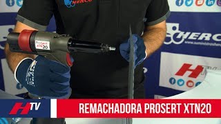 Cómo colocar remaches con la remachadora manual neumática y de batería [upl. by Silliw]