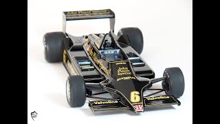 Superdetailed Lotus 79 Austrian 1978 F1 gp  Tamiya 120 [upl. by Winn]