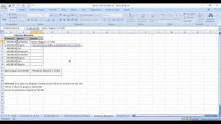 Como calcular interes bancarios en excel [upl. by Sean]