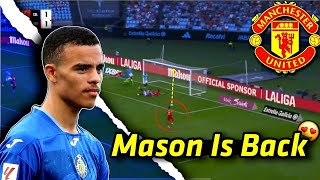 MASON GREENWOOD First Goal For Getafe [upl. by Annert204]