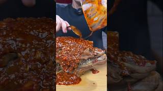 Spicy lambs head 1ht mukbang daily short [upl. by Sefton]