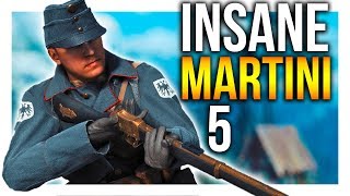 BATTLEFIELD 1 INSANE MARTINI OP 4 BF1 Martini Henry Sniper Gameplay [upl. by Novj182]