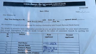 PNB Account Opening Form Fill Up 2024  PNB Account Open Form Kaise Bhare [upl. by Merilyn501]