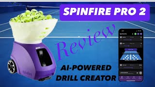 Spinfire Pro 2 Tennis Ball Machine REVIEW➡️AIPowered DrillsSpinfiresport TenniswarehouseAu [upl. by Lunette]