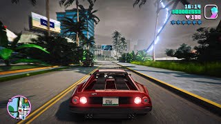 GTA Vice City Remastered 2023 Gameplay NextGen Ray Tracing Graphics on RTX 3090  GTA 5 PC MOD [upl. by Wynn23]