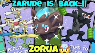 New ZARUDE Event In POKEMON GOFull DETAILS pokémongo pokemon [upl. by Ardnwahs]