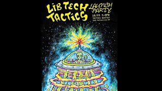 LIB TECH X TACTICS  ART WORK BY QUINCY QUIGG [upl. by Ynnod266]