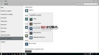 Windows 10 Varsayılan Uygulama Ayarları [upl. by Collayer]