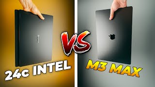 APPLEs BEST vs WINDOWS BEST ➡ ULTIMATE Creator Laptop  M3 MAX vs i9 13980hx [upl. by Ause954]