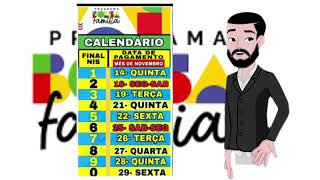 CALENDÁRIO DO BOLSA FAMÍLIA DE NOVEMBRO JÁ SAIU VEJAM AQUI [upl. by Ellehcil413]