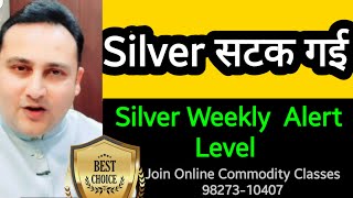 😳सिल्वर चक्कर लादेगी 😡तुक्के बाजी वाले सावधान Mcx Silver Weekly Alert level 9827310407 [upl. by Ojok336]