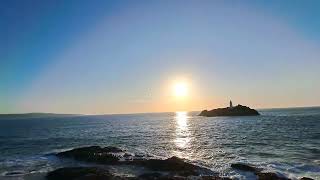 godrevy lighthouse sunset [upl. by Prober]