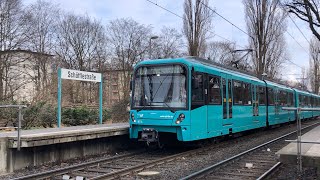 U7 von Enkheim nach Praunheim  UBahn Frankfurt [upl. by Platto]