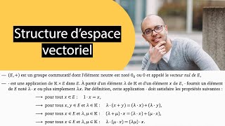 Structure despace vectoriel  cours complet [upl. by Annawd]