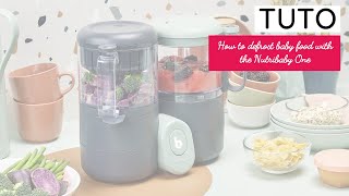 HOW TO DEFROST BABY FOOD WITH THE NUTRIBABY ONE [upl. by Drew131]