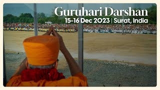 Guruhari Darshan 1516 Dec 2023 Kanad Surat India [upl. by Ahsinak]